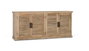 GINER Y COLOMER Aparador de 4 puertas en madera de mango Natural